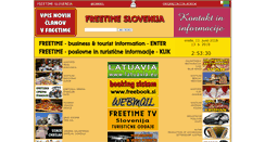 Desktop Screenshot of freetime.si