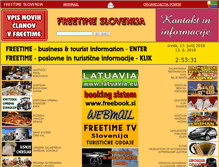 Tablet Screenshot of freetime.si